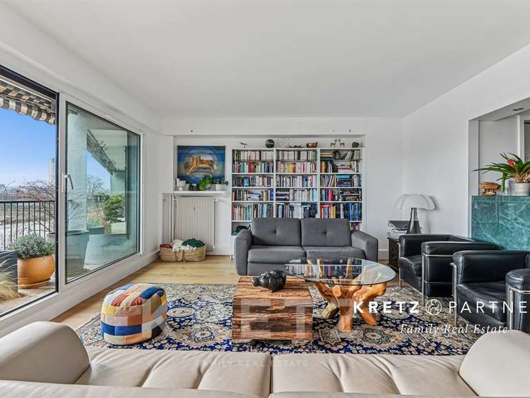 Appartement Paris 16e - 3 chambres - 124m²