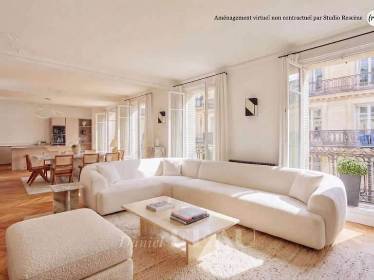 Appartement Paris 16e - 4 chambres - 185m²