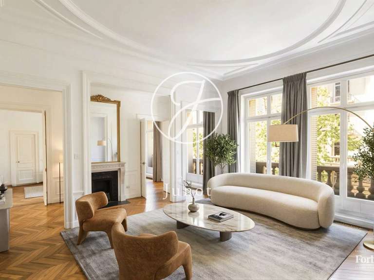 Appartement Paris 16e - 5 chambres - 196m²