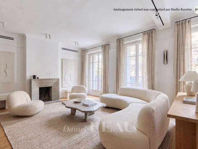 Appartement Paris 16e - 2 chambres - 91m²