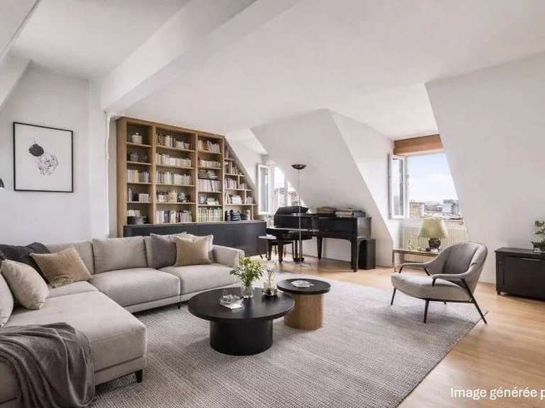 Appartement Paris 16e - 2 chambres - 85m²