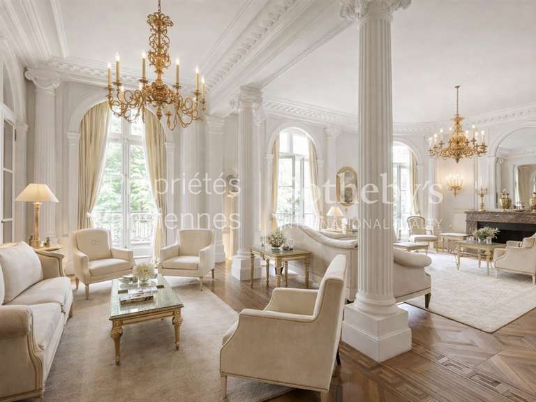 Appartement Paris 16e - 4 chambres - 397m²