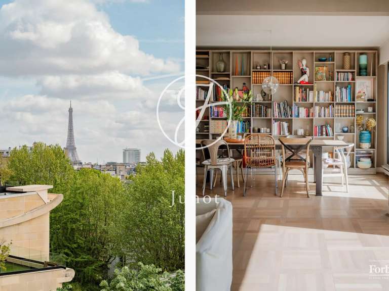Appartement Paris 16e - 3 chambres - 121m²
