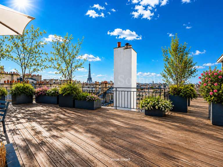 Appartement Paris 16e - 3 chambres - 136m²