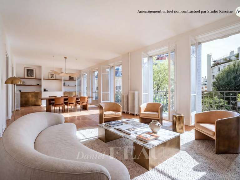 Appartement Paris 16e - 4 chambres - 179m²