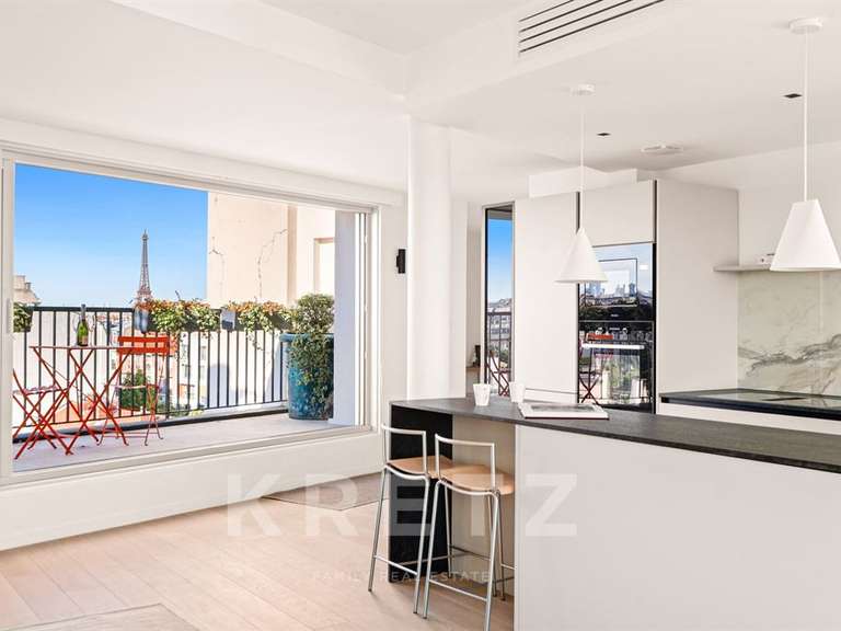 Appartement Paris 16e - 1 chambre - 112m²
