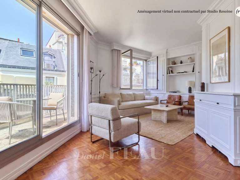 Appartement Paris 16e - 1 chambre - 61m²