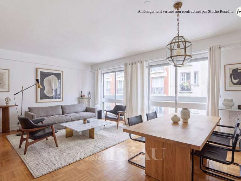 Appartement Paris 16e - 2 chambres - 66m²