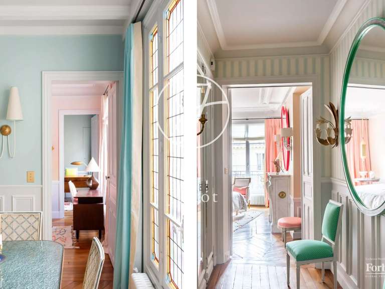 Appartement Paris 16e - 3 chambres - 84m²