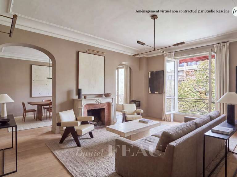 Appartement Paris 16e - 3 chambres - 127m²