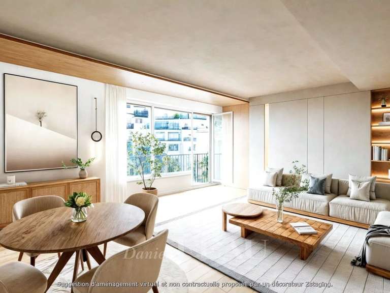 Appartement Paris 16e - 2 chambres - 100m²