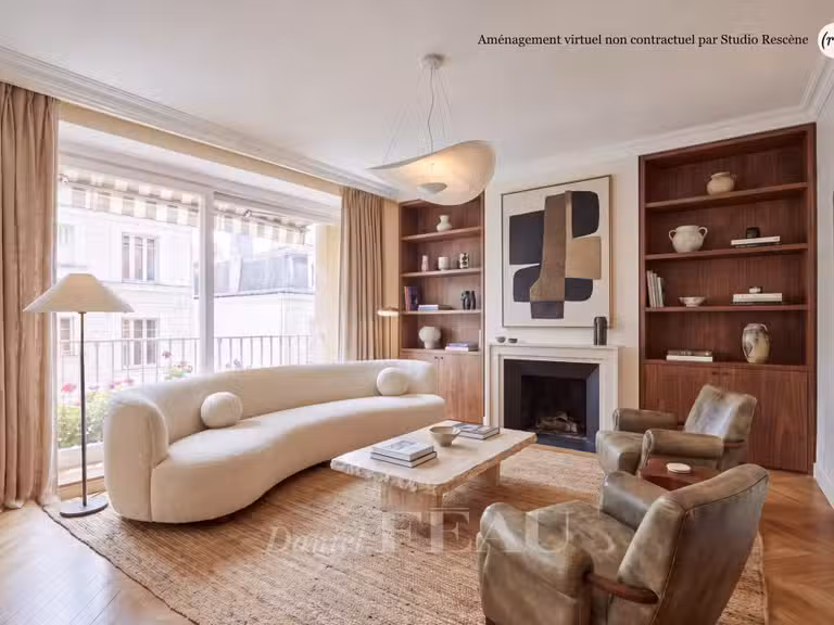 Appartement Paris 16e - 5 chambres - 300m²