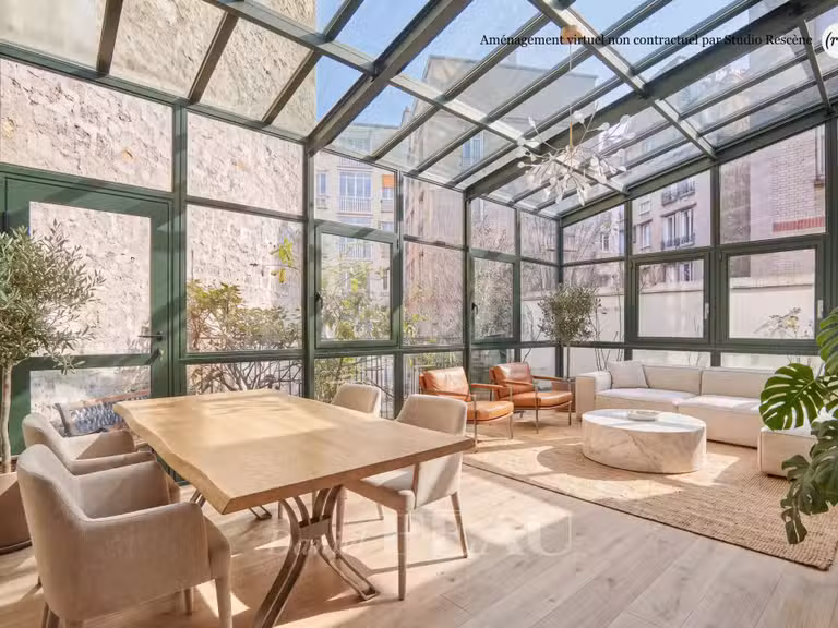 Appartement Paris 16e - 5 chambres - 300m²