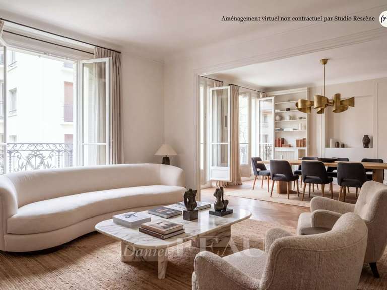 Appartement Paris 16e - 4 chambres - 162m²