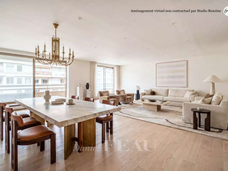 Appartement Paris 16e - 3 chambres - 134m²