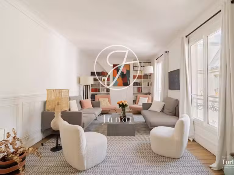 Appartement Paris 16e - 3 chambres - 90m²