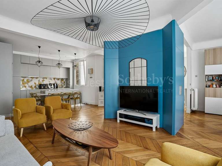 Appartement Paris 16e - 2 chambres - 124m²
