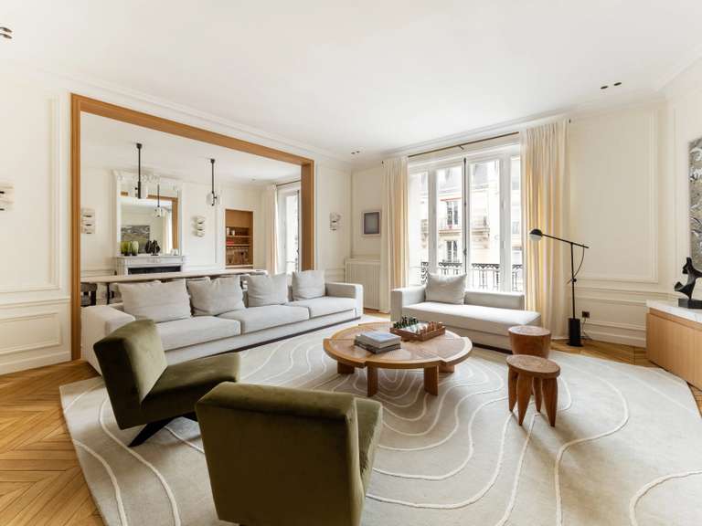 Appartement Paris 16e - 4 chambres - 214m²