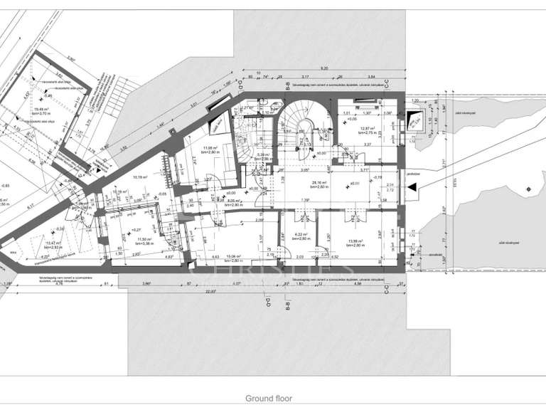 Hôtel particulier Paris 16e - 10 chambres - 509m²