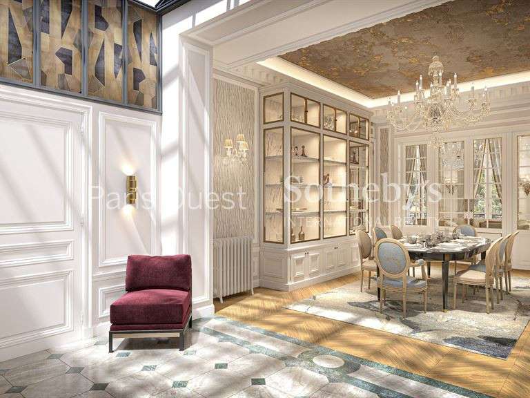 Hôtel particulier Paris 16e - 4 chambres - 671m²