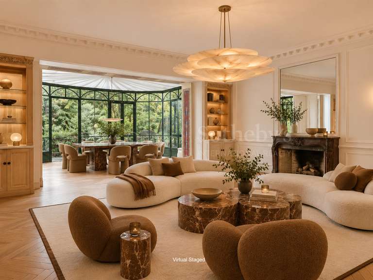 Hôtel particulier Paris 16e - 6 chambres - 530m²