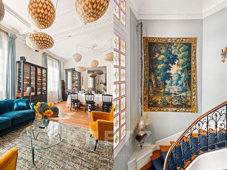Hôtel particulier Paris 16e - 8 chambres - 413m²