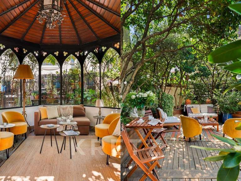 Hôtel particulier Paris 16e - 8 chambres - 413m²