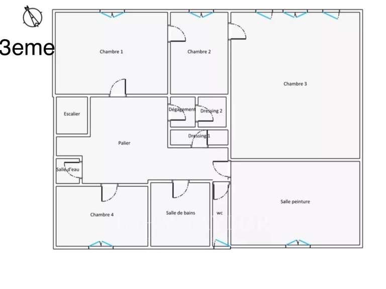 Maison Paris 16e - 7 chambres - 484m²