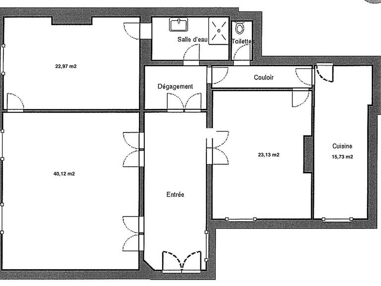Appartement Paris 17e - 2 chambres - 138m²
