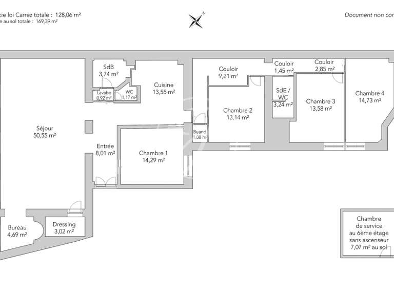 Appartement Paris 17e - 169m²