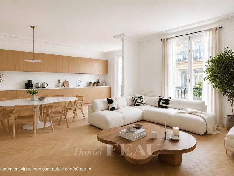 Appartement Paris 17e - 4 chambres - 212m²