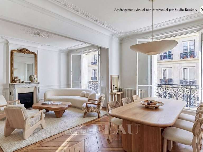 Appartement Paris 17e - 3 chambres - 105m²