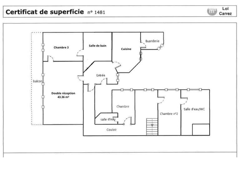 Appartement Paris 17e - 5 chambres - 231m²