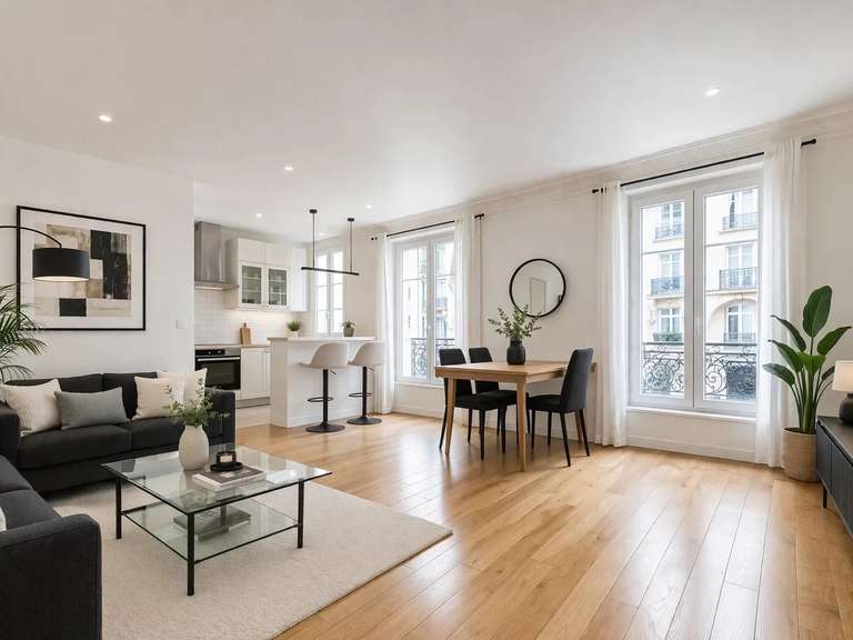 Appartement Paris 17e - 3 chambres - 97m²