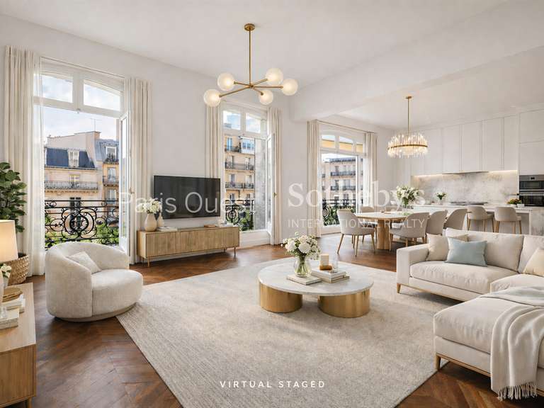 Appartement Paris 17e - 3 chambres - 179m²