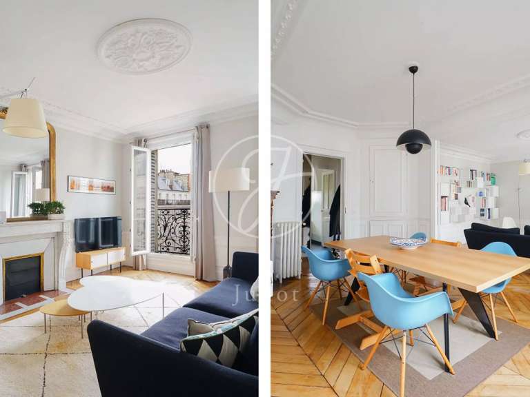 Appartement Paris 17e - 2 chambres - 81m²