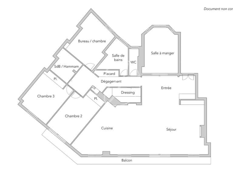 Apartment Paris 17e - 4 bedrooms - 145m²