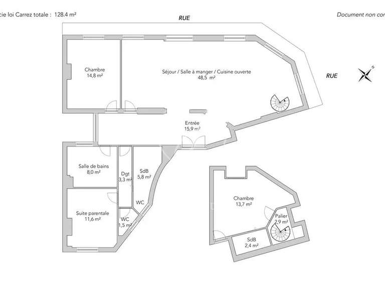 Apartment Paris 17e - 4 bedrooms - 126m²