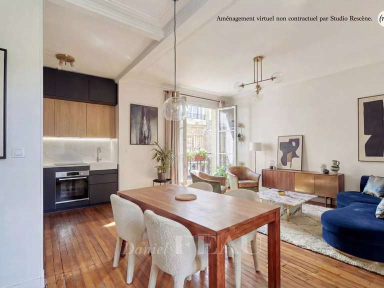 Apartment Paris 17e - 1 bedroom - 47m²