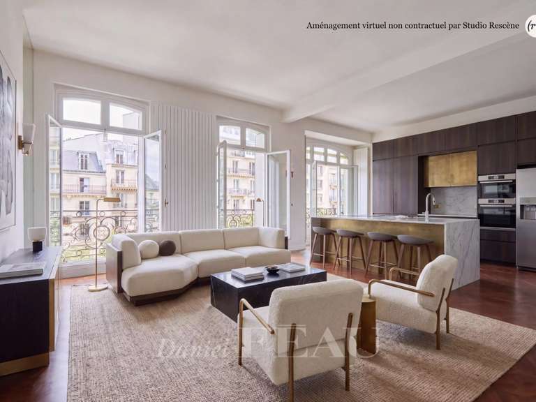 Appartement Paris 17e - 3 chambres - 175m²