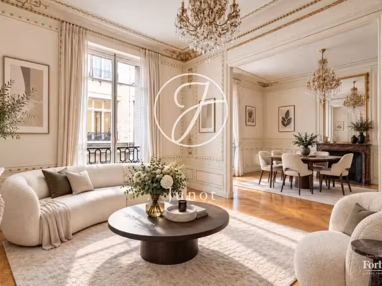 Appartement Paris 17e - 3 chambres - 162m²
