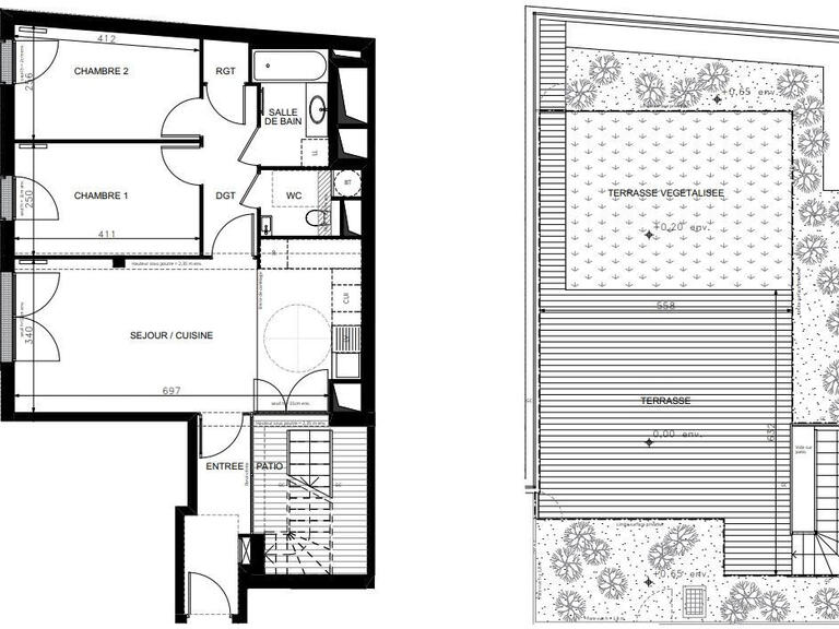 Apartment Paris 18e - 64m²
