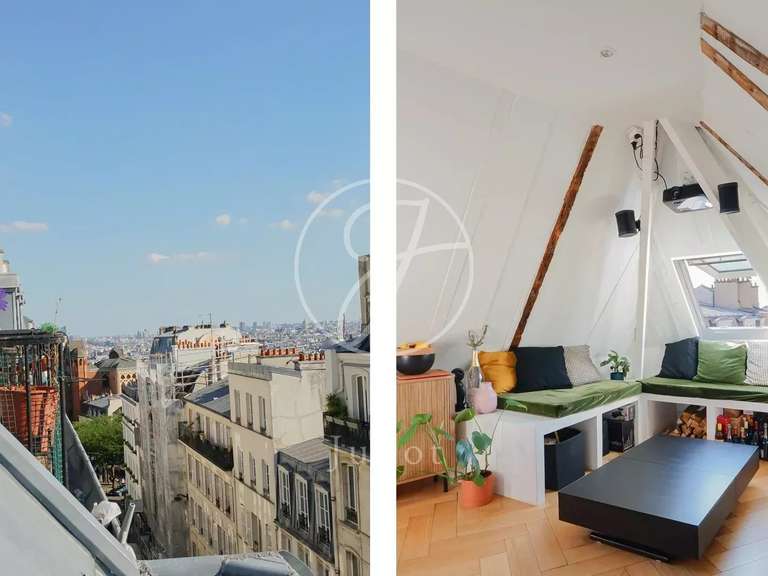 Appartement Paris 18e - 2 chambres - 36m²