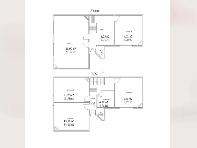 Appartement Paris 18e - 4 chambres