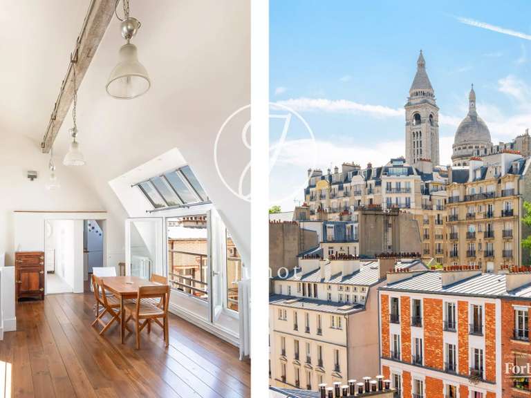 Appartement Paris 18e - 1 chambre - 78m²