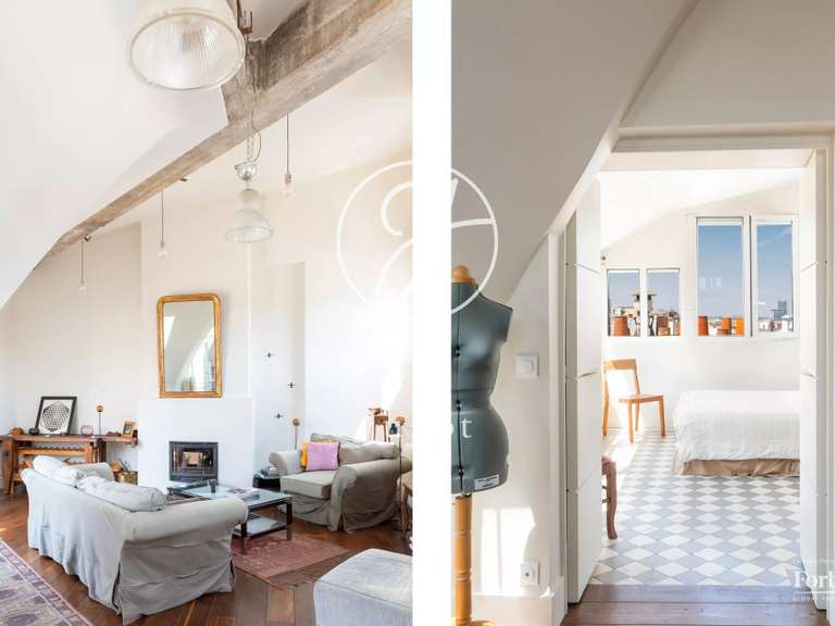 Appartement Paris 18e - 1 chambre - 78m²