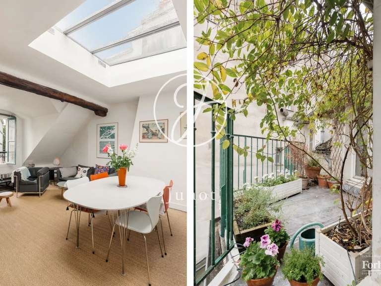 Appartement Paris 18e - 3 chambres - 107m²