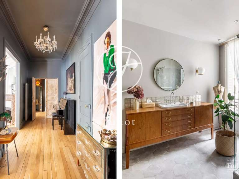 Appartement Paris 18e - 3 chambres - 121m²