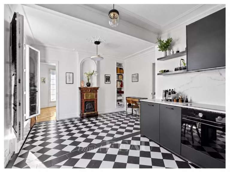 Appartement Paris 18e - 1 chambre - 62m²