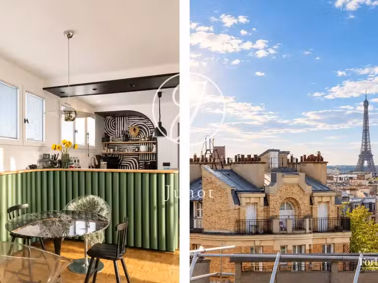 Appartement Paris 18e - 3 chambres - 80m²